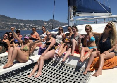 Birthday party on a boat in Benalmádena, enjoying a special day at sea